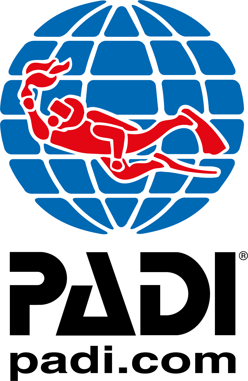 PADI logo 72dpi Hor Trap RGB